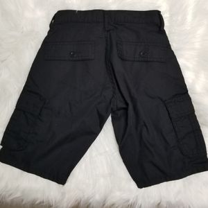 Black Boys Cargo Shorts